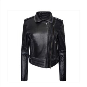 Barney’s Original Beppe Biker Jacket - UK 12 - US 10